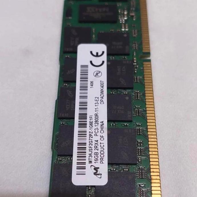 RAM SERVER DDR3 16GB PC12800R