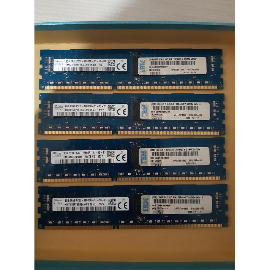 Memory RAM Server 8GB DDR3 2Rx8 PC3L-2800R-11-13-B1 bekas