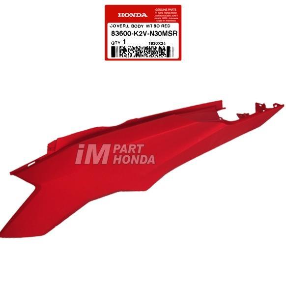 83600-K2V-N30Msr Cover Body Kiri Vario 125 Led K2V Merah Dof
