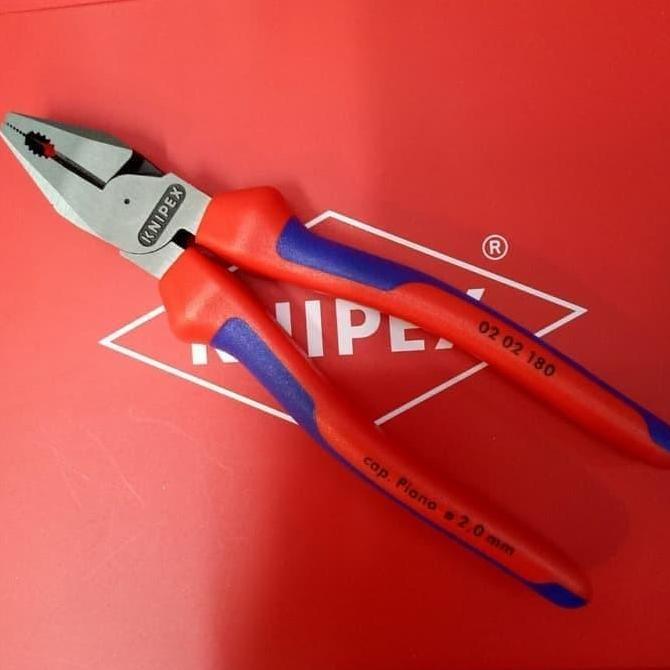 Tang Kombinasi 180 mm 02 02 180 KNIPEX Combination Pliers