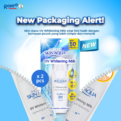 Skin Aqua UV Whitening Milk 40 g x 2 pcs