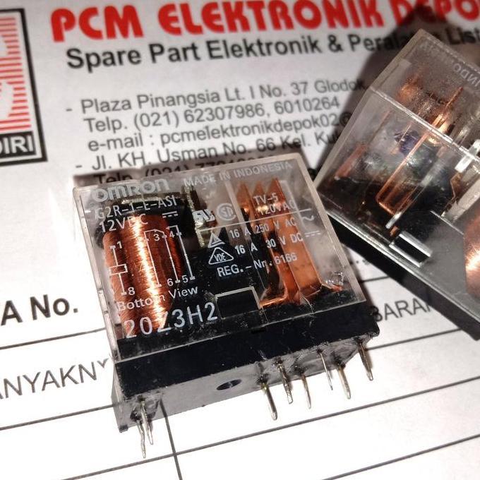 Relay G2R-1-E Dc12V Omron 8Pin 16A 12Vdc 12 V 8 Pin Murah