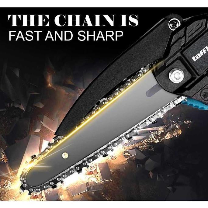 Gergaji Mesin Mini Chainsaw Mini Cas Pemotong Kayu Portable Cordless