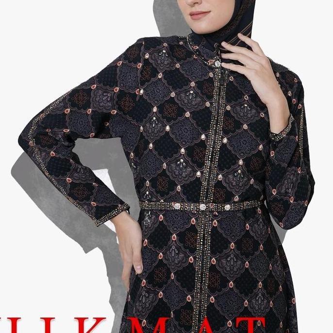 Diskon Hikmat Fashion Original A3027 Abaya Hikmat Noerbutikmuslim
