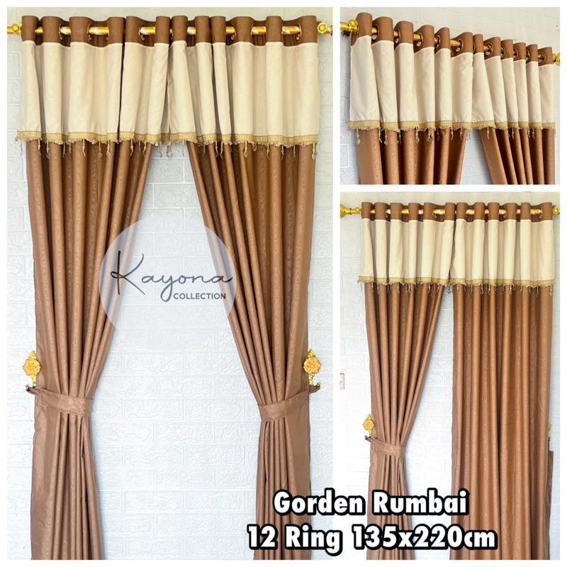 Gorden Rumbai Renda Kirstal Gorden Poni Rumbai Gorden Pintu Dan Gorden Jendela Gorden Embos Gorden S