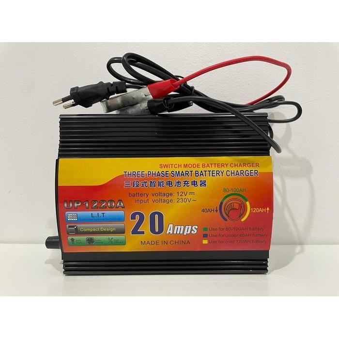 Charger Aki 12V 20A Murah / Charger Aki 12 Volt 20 Ampere Otomatis Smart Fast Original Dan Terpercay