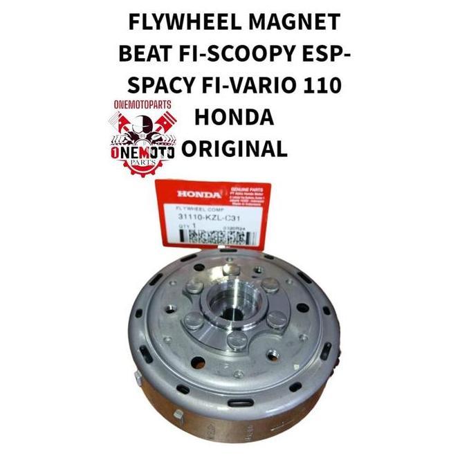 FLYWHEEL MAGNET BEAT SCOOPY SPACY VARIO 110 FI ESP HONDA 31110-KZL-C31 ORIGINAL