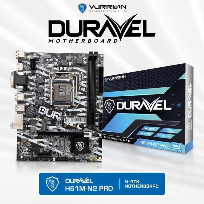 VURRION DURAVEL H61M-N2 PRO LGA 1155 GEN 2/3 PREMIUM
