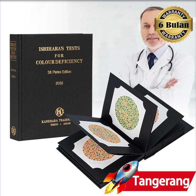SMO Ishihara Test Buku Tes Buta Warna Isihara Tes Buta Warna 38 Plates