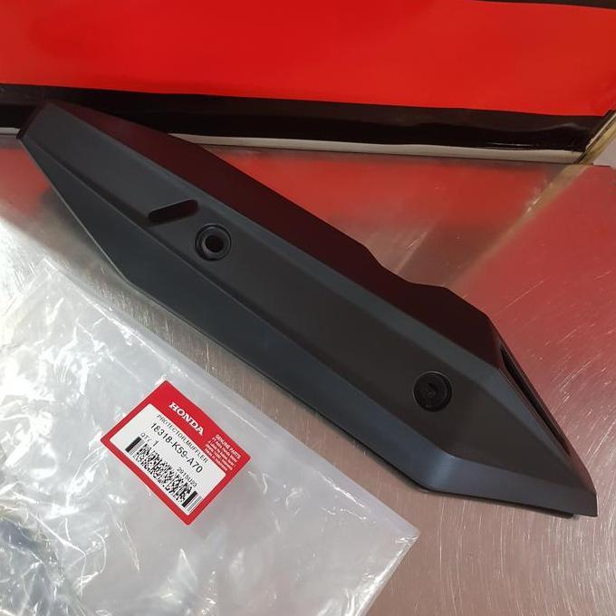 Cover Tutup Knalpot Vario 125 150 Led muffler protector ori HGP