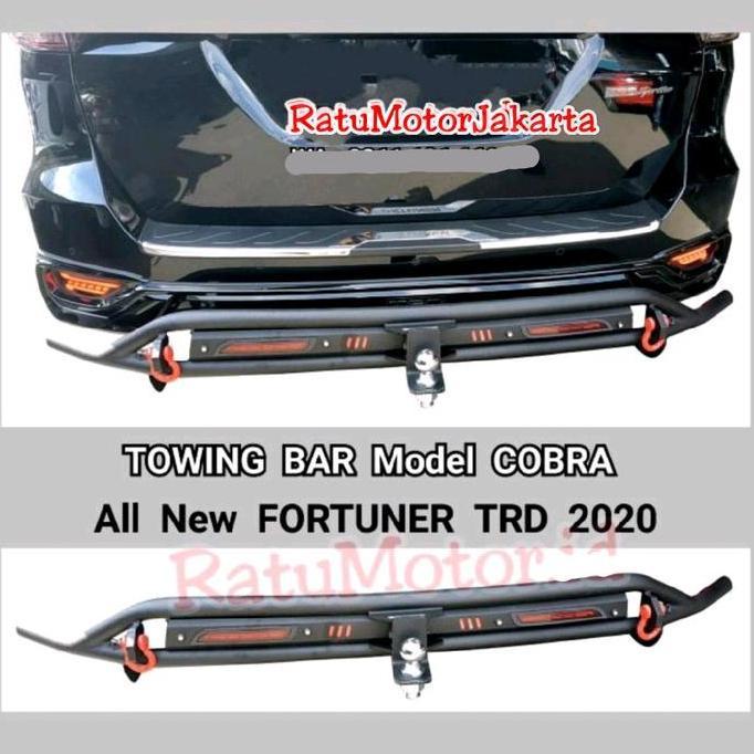 Sevencode Towing Bar Model Cobra Fortuner Gr Sport 2021- Kobra Rear Bumper Guard