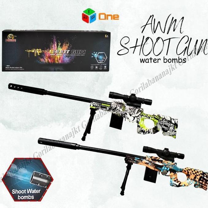 Varardiga - Mainan Anak Tembakan Sniper Awm Shoot GunWatergel