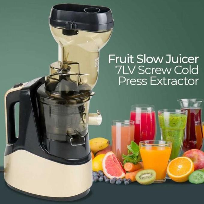 TEKNOWERN Blender Buah Otomatis Pisah Ampas Filter Free Fruit Slow Juicer 150 W