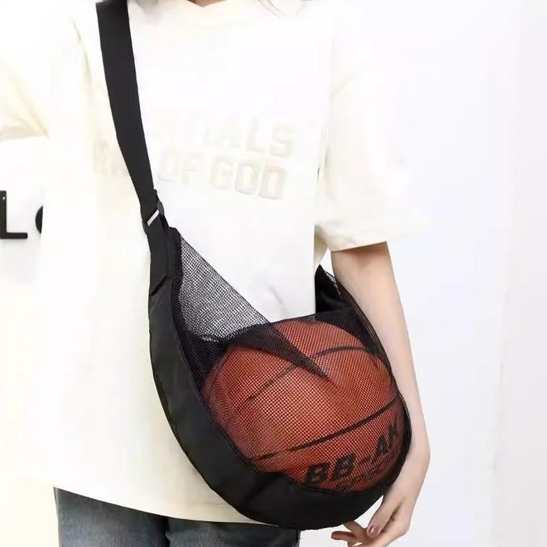 BIG SALE Tas Bola Selempang Basket Voli Futsal Tas Olahraga Serut Sekolah Tas Latihan Basket Zipper 