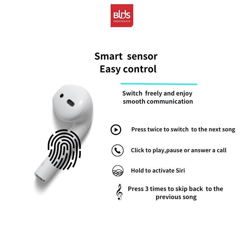 BESTPROMO BUDS TWS Pods Gen4 Earphone Bluetooth Headset Bluetooth Wireless Earbuds Super Bass dengan