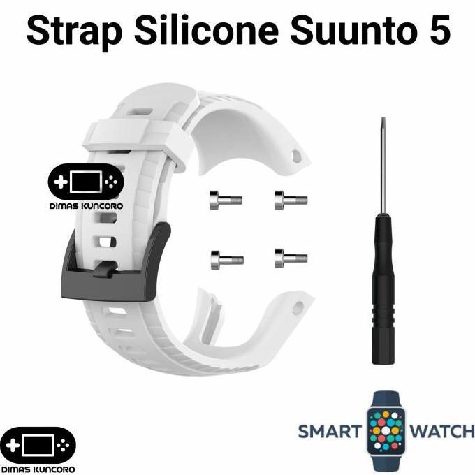 Strap Silicone Suunto 5 silicon tali jam tangan karet smartwatch suunto 5