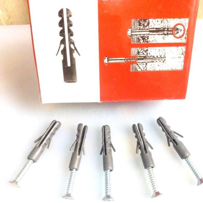 Ready Fisher S6+Sekrup/Fisher S6+Sekrup FAB 6x1 1/2(4Cm) isi 100 Pcs