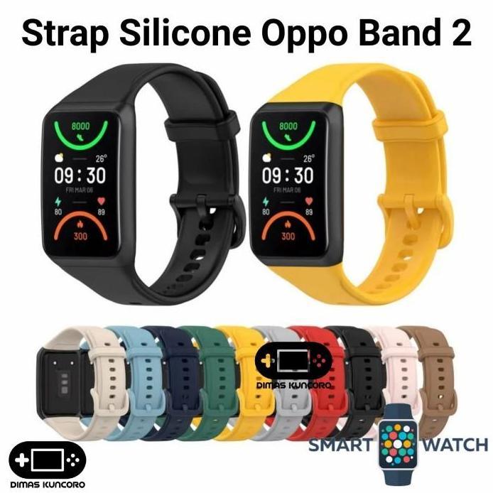Strap Silicone Oppo Band 2 silikon tali jam rubber karet oppo smartwatch band 2