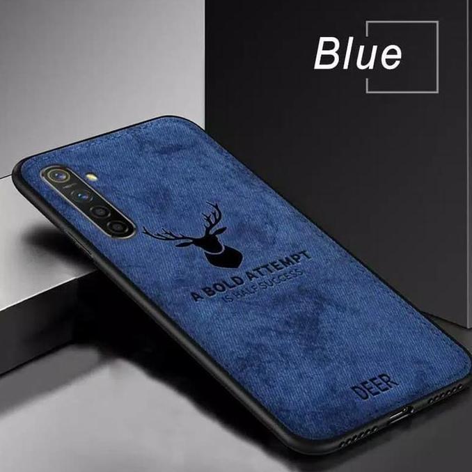 Case COMPATIBLE FOR Realme XT / X2 Deer Bumper Canvas Jeans Original Casing