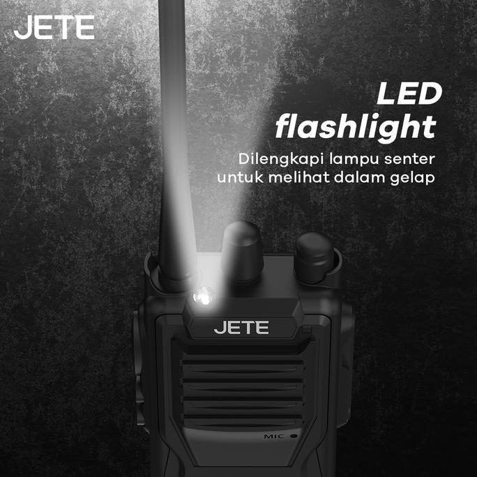 HT Handy Talky 16 Channel JETE H101 Jarak 5km - Garansi 2th