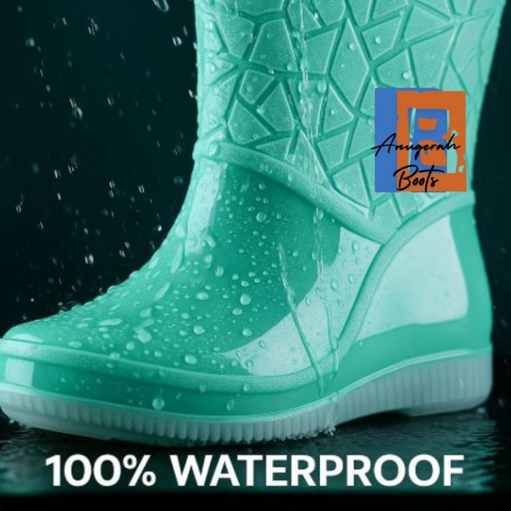 Hot Product Sepatu Karet Wanita | Sepatu Boots Wanita - Sepatu Boot Pendek
