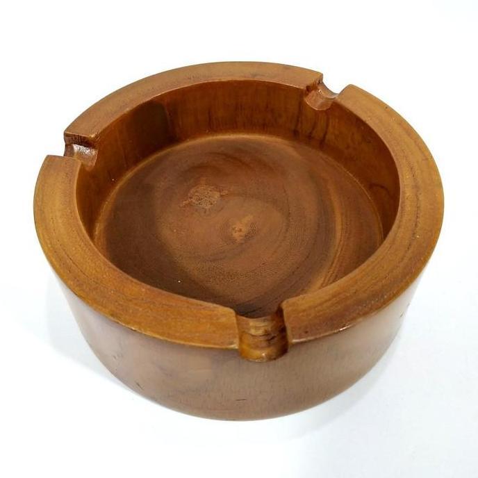 Asbak Rokok Unik Antik Dari Kayu Jati Asli