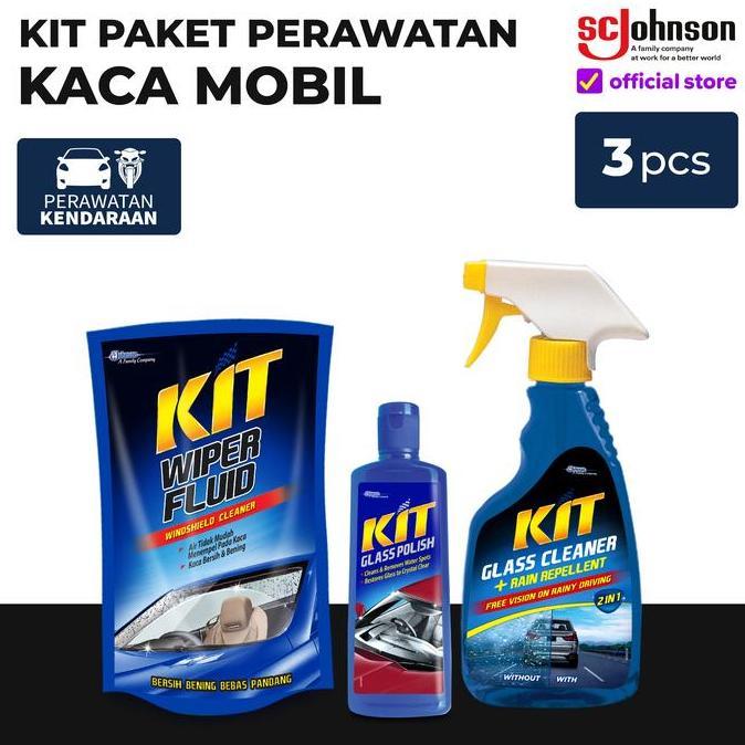 Kit Paket Perawatan Kaca Mobil