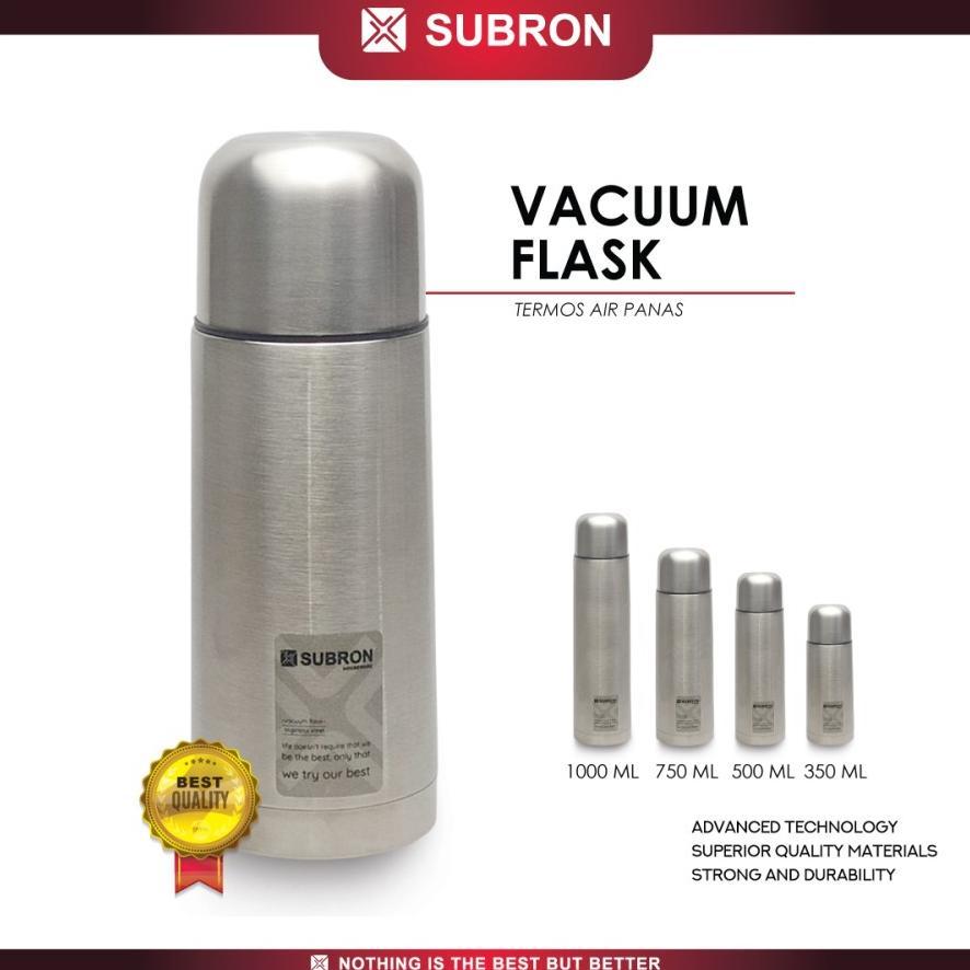 Vacuum Flask Termos Air Panas 750ML / 1000ML Stainless - SUBRON