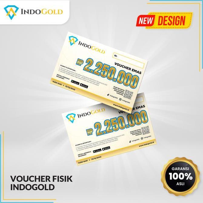 JIMBARANSHOP231 - VOUCHER FISIK INDOGOLD 2250K