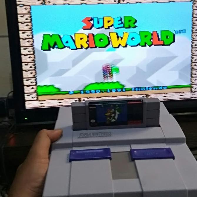 kaset Snes Mario bros DISKON