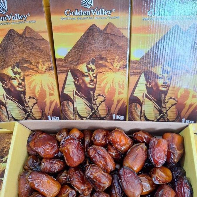 Kurma goldenvalley kemasan dus 1 kg kurma mesir kemasan dus 1 kg