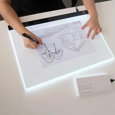 [READY STOCK]A2/A3/A4/A5 LED DRAWING TRACING BOARD STENSIL BOARD PAPAN JIPLAK GAMBAR LED ANAK DEWASA