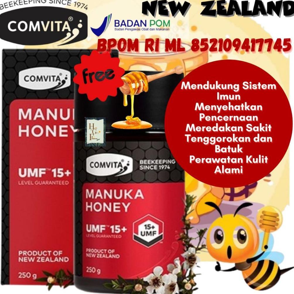 Comvita Manuka Honey Madu Murni Alami UMF 15+ 250g