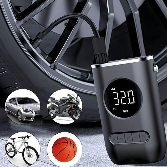 MINI COMPRESSOR - POMPA ANGIN, BAN, RODA, BALON DLL Pompa Angin Mini Portable