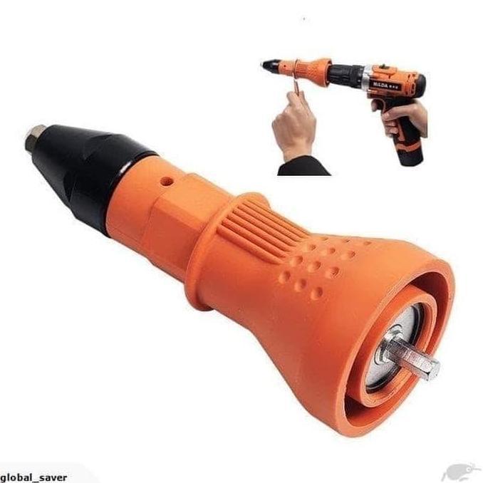 Rivet Gun Tools Adapter For Cordless Drill Auto Riveter Adaptor Rivet
