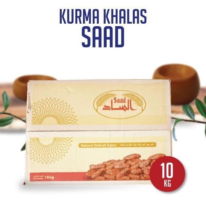 Kurma Khalas Saad 10 Kg - Kurma Khalas 10 kg - Kurma saad10 kg