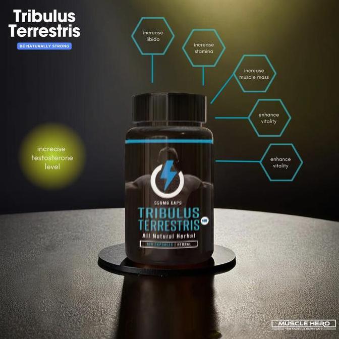 Capslock- Tribulus Terrestris Kapsul - Testo Booster Pembentuk Otot & Vitalitas