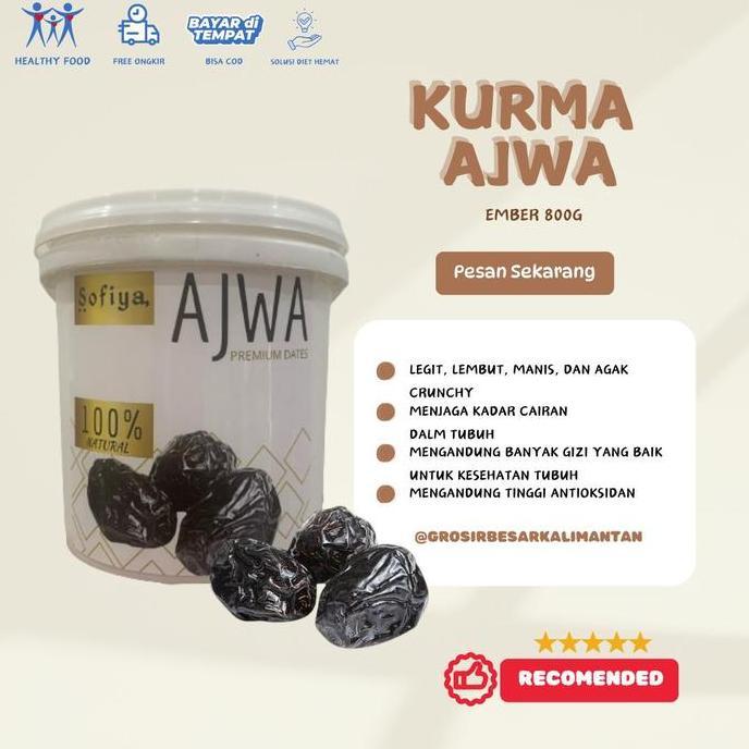 COD EMBER AJWA SOFIYA KURMA AJWA MANIS KURMA SAFIYA