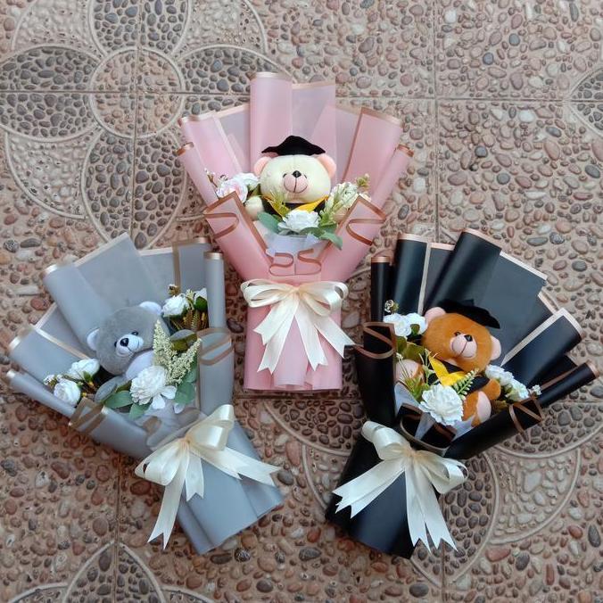 Bucket Boneka Wisuda/Buket Boneka/Hadiah Boneka/Boneka Wisuda/Boneka LM