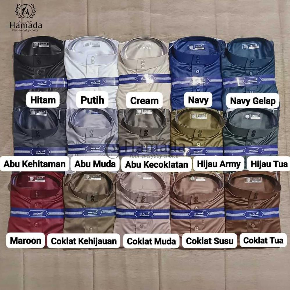 NEW ( BISA COD ) GAMIS / JUBAH AL HARAMAIN POLYSTER IMPORT VIET UKURAN ANAK  REMAJA DEWASA POLOS THO