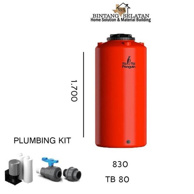 Miliki Toren Penguin/ Tandon/ Wadah Penampungan Air Penguin Tb80 800 Liter