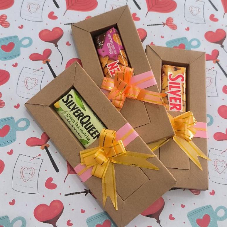 Hampers Coklat Box / Coklat Valentine / Coklat Silverqueen / Cadburry / Delfy / Coklat Mini Box Baru