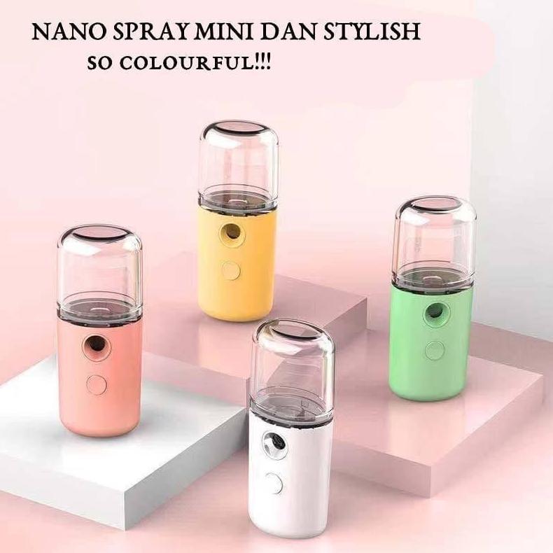 CUCI GUDANG Nano Spray Portable Mini USB/Mist Sprayer Moisturizing Pelembab Wajah Perawatan Wajah / 