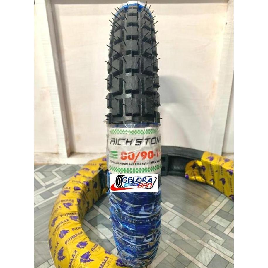 Termurah / Hot Sale Ban Motor Trail Richstone 80/90-14 Dan 90/90-14 Ban Motor Ring 14 Tupe Type/Buka