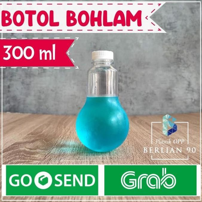 Botol Bohlam 300 ml / Botol Plastik 300 ml