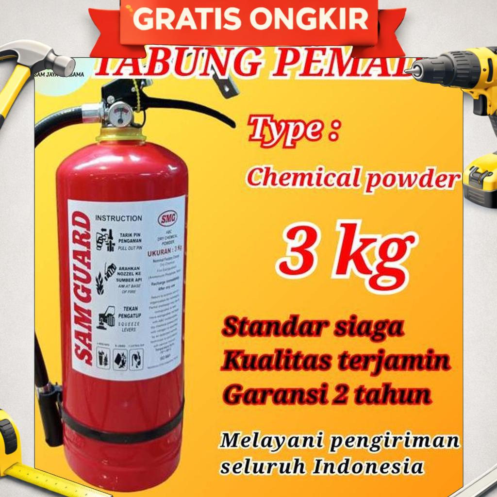 Apar Powder 3 Kg / Apar Dcp 3 Kg / Tabung Pemadam Isi Powder