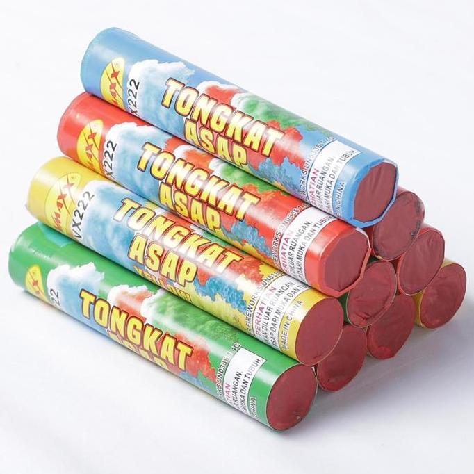 wevasz_shop - smoke bomb n1 n2 / bom asap / asap warna / pipa asap / smoke colour 6 detik