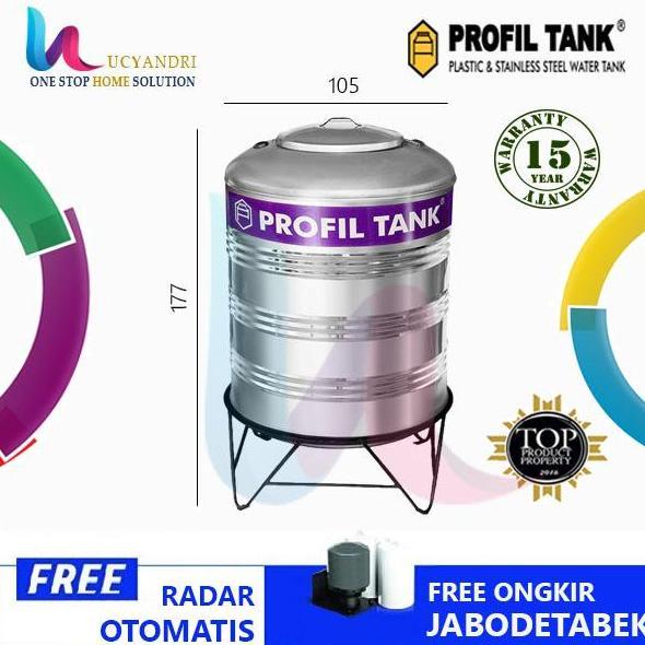 Miliki Tangki Air Stainless Profil Tank Ps 1500