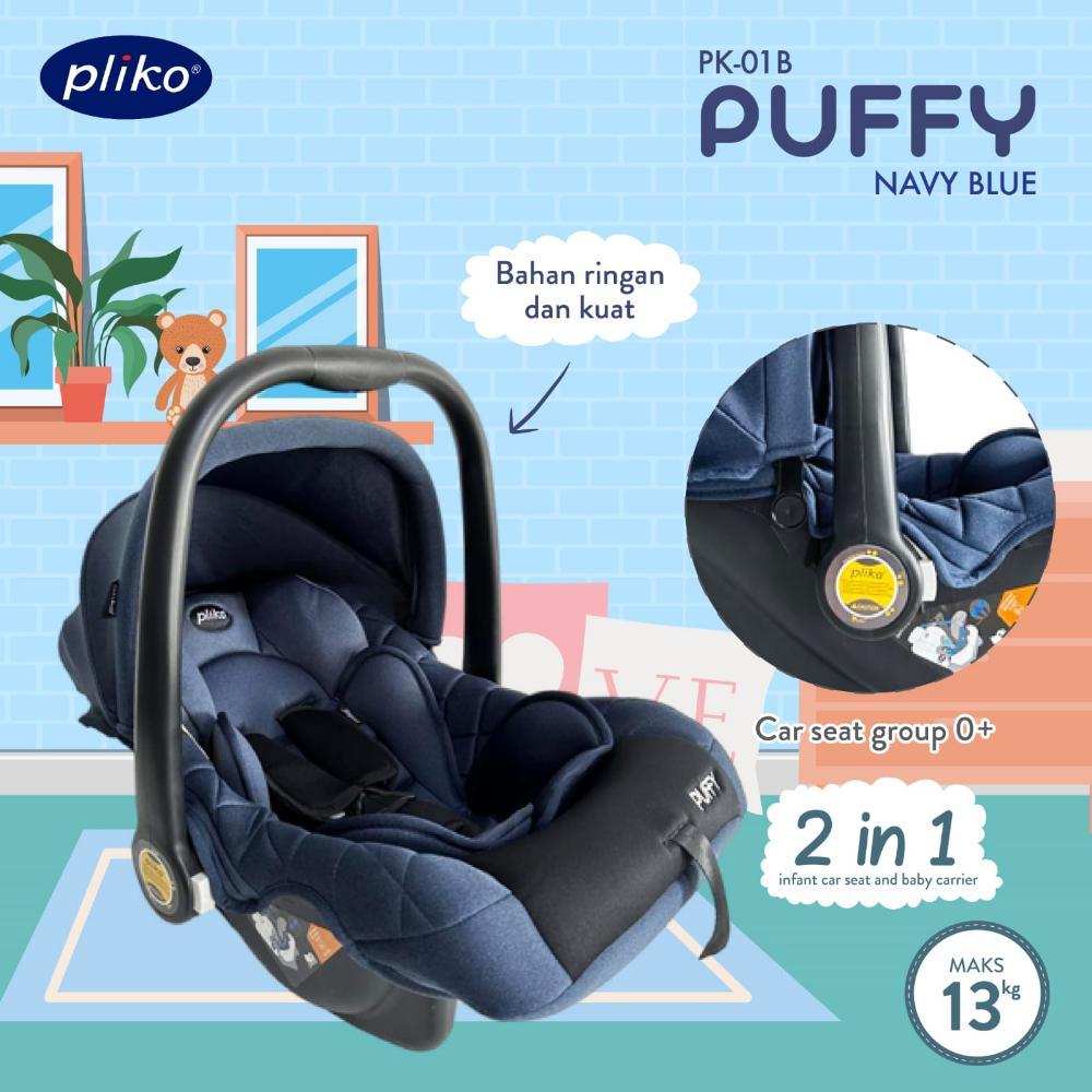 Terbaru Car Seat Carrier Pliko 2 Go Pk 02B 2Go Carseat Puffy Pk-01B Dudukan Mobil Bayi Infant Anak B