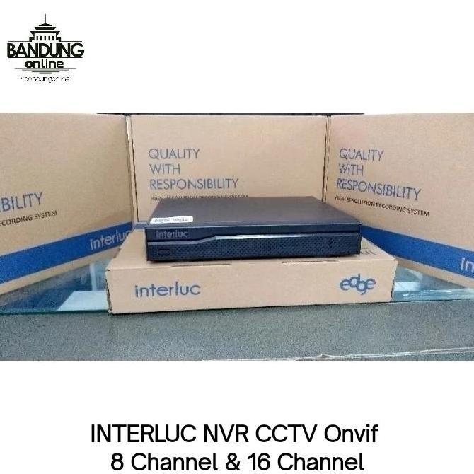 INTERLUC NVR CCTV Onvif 8 Channel 16 Channel